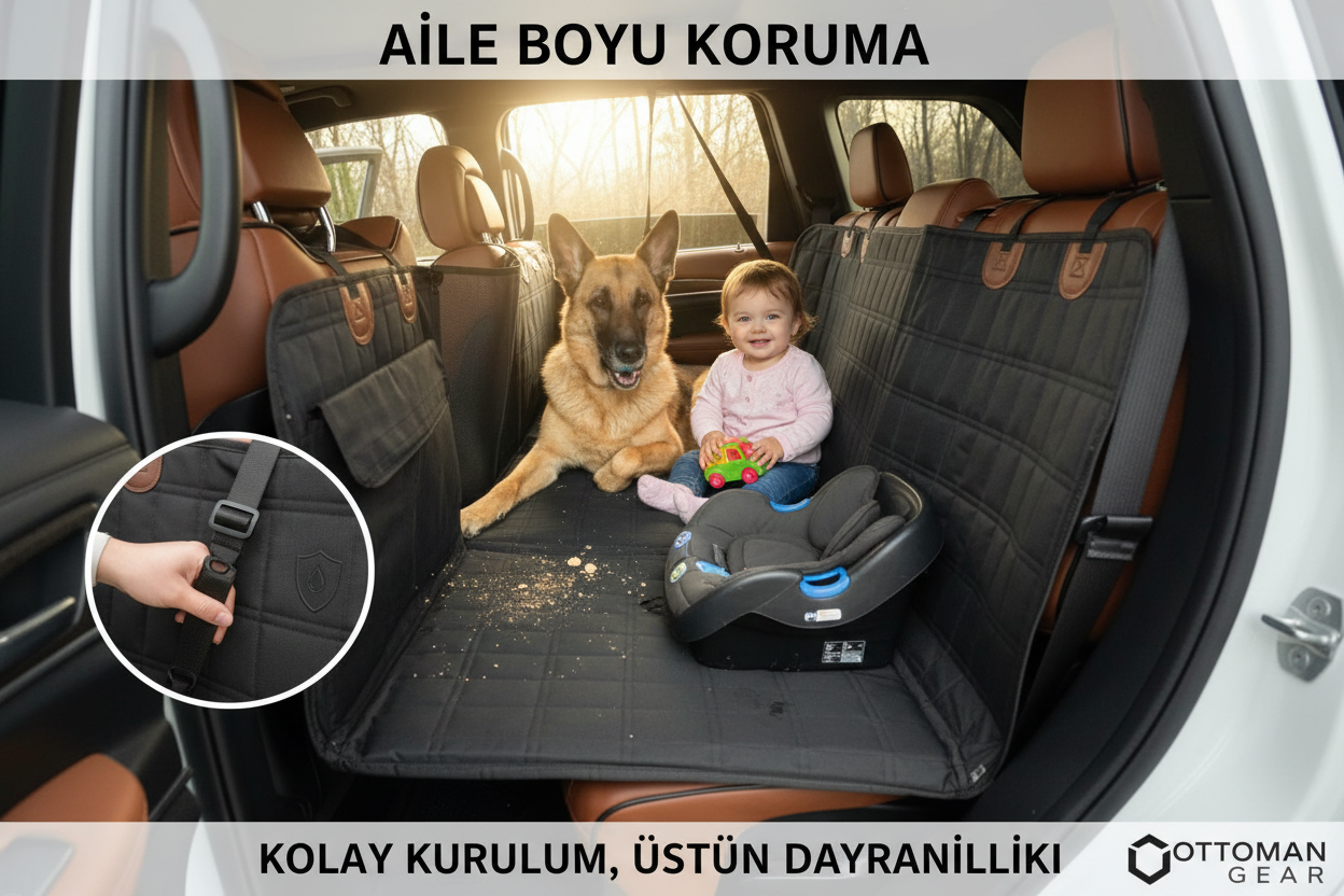Araba Arka Koltuk Koruma Kılıfı Tanıtım Görseli
